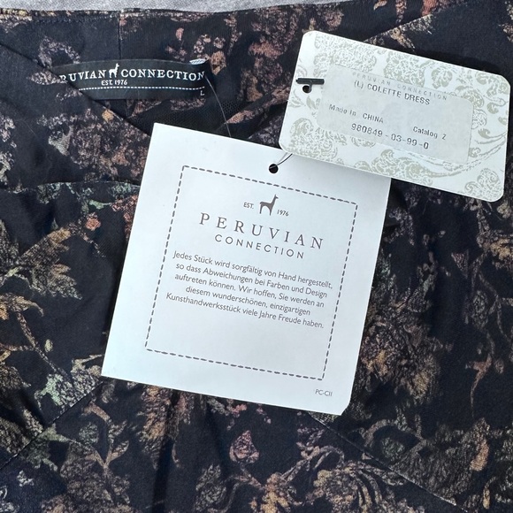 Peruvian Connection Collette Dress NWT [AA103] - Picture 10 of 11